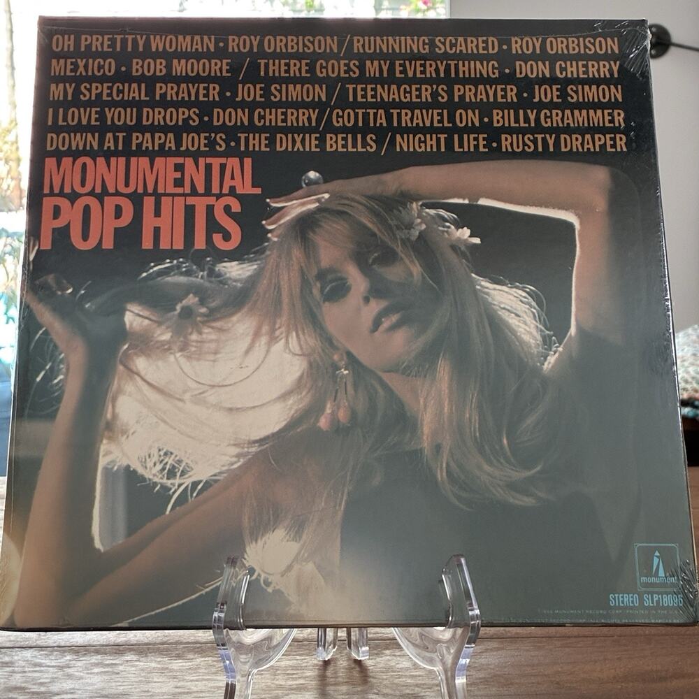 Monumental Pop Hits Vinyl LP 1968 Monument SLP18096